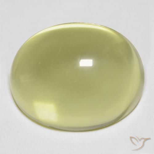 24.51ct Natural Amarillo laguna Cuarzo, Ovalada, Transparente
