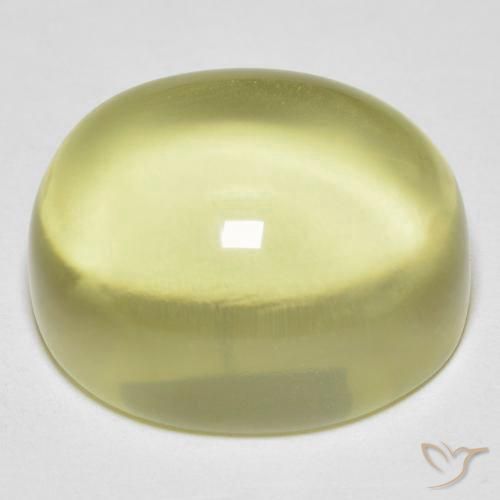 Cuarzo Amarillo laguna natural de 24.51 ct, Ovalada, Transparente