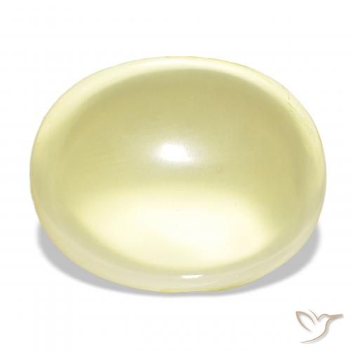 27.94ct Amarillo claro Cuarzo, Ovalada, Transparente