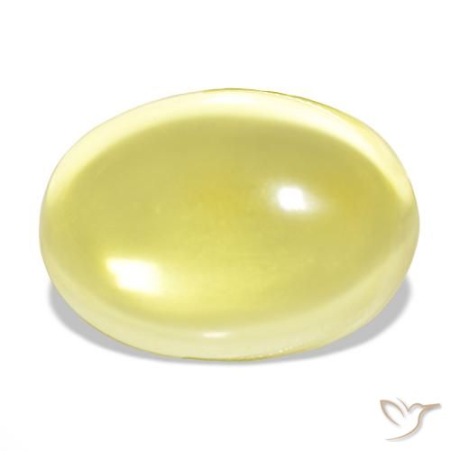 51.98ct Amarillo claro Cuarzo, Ovalada, Transparente