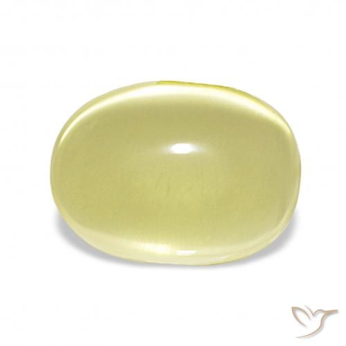 9.42ct Amarillo claro Cuarzo, Ovalada, Transparente