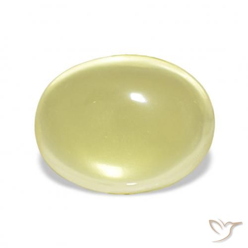 9.74ct Amarillo claro Cuarzo, Ovalada, Transparente