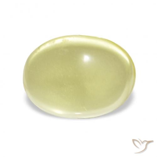 3.85ct Amarillo claro Cuarzo, Ovalada, Transparente