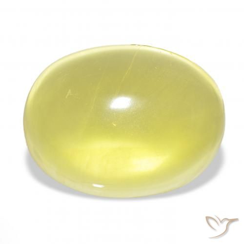 69.55ct Amarillo claro Cuarzo, Ovalada, Transparente
