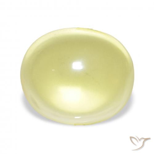 23.31ct Amarillo claro Cuarzo, Ovalada, Transparente