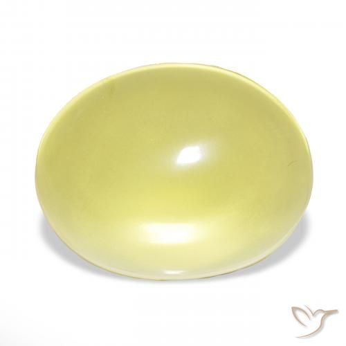 71.49ct Amarillo claro Cuarzo, Ovalada, Transparente