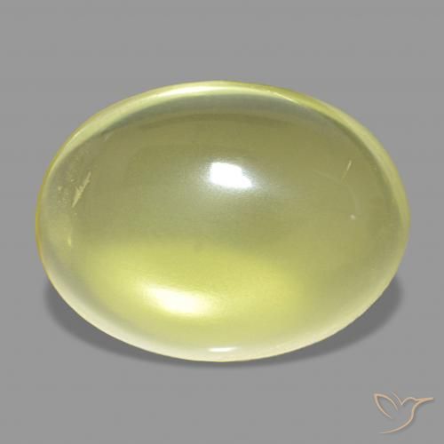 9.70ct Amarillo claro Cuarzo, Ovalada, Transparente