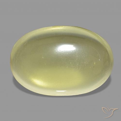 27.34ct Amarillo claro Cuarzo, Ovalada, Transparente