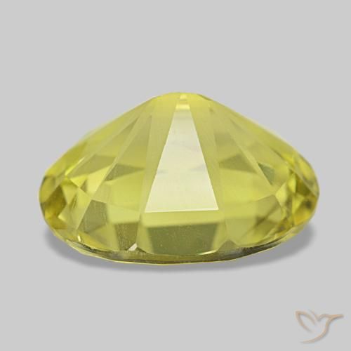 Cuarzo amarillo natural de 7,27 ct, corte óvalo, VVS-VS