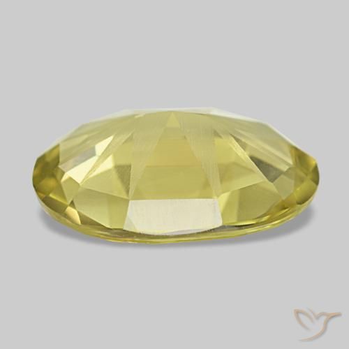 Cuarzo amarillo natural de 4,34 ct, corte óvalo, VVS