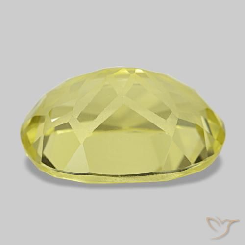 Cuarzo amarillo natural de 5,32 ct, corte cojín, VVS