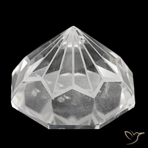 Cuarzo blanco natural de 48,56 ct, corte esmeralda, VS