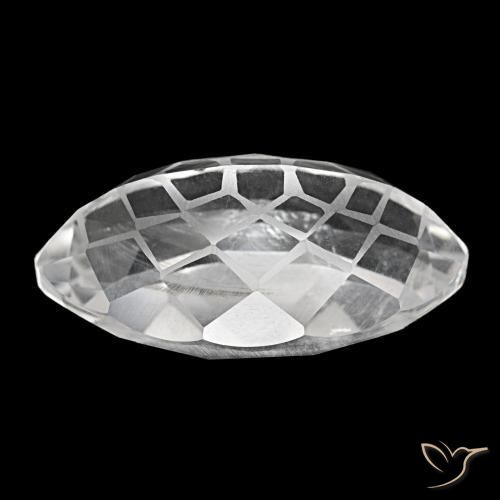 Cuarzo blanco natural de 32,05 ct, marquesa, VS