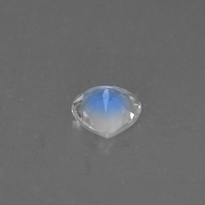 Piedra de luna arcoíris blanco natural de 0,52 ct, en forma de pera, VS