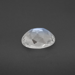 Piedra de luna arcoíris blanco natural de 1,42 ct, corte óvalo, VS