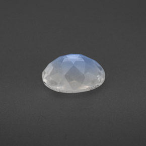 Piedra lunar arcoíris Blanco azul natural de 1.30 ct, Corte Óvalo, VS