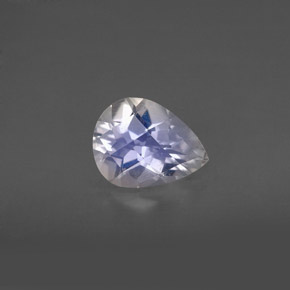 Piedra de luna arcoíris blanco natural de 1,26 ct, en forma de pera, VS