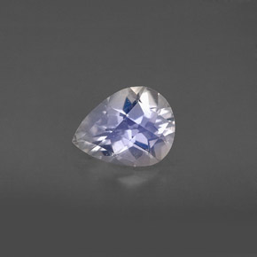 Piedra de luna arcoíris blanco natural de 1,26 ct, en forma de pera, VS