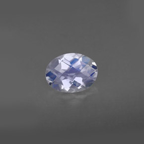Piedra de luna arcoíris blanco natural de 1,05 ct, corte óvalo, VS