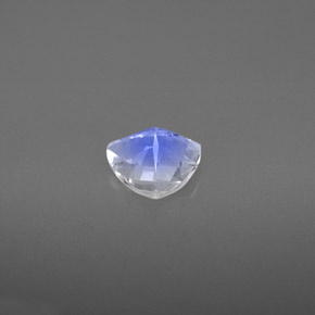 Piedra de luna arcoíris blanco natural de 0,83 ct, trillón, VS