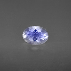 Piedra de luna arcoíris blanco natural de 1,10 ct, corte óvalo, VS