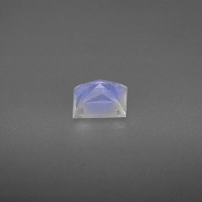 Piedra de luna arcoíris blanco natural de 0,83 ct, baguette, VS-SI