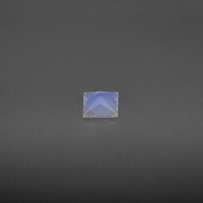 Piedra de luna arcoíris blanco natural de 0,30 ct, cuadrado, VS