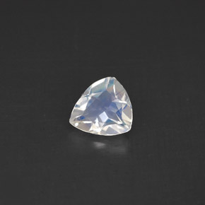 Piedra lunar arcoíris Blanco azul natural de 0.51 ct, Trillón, VS