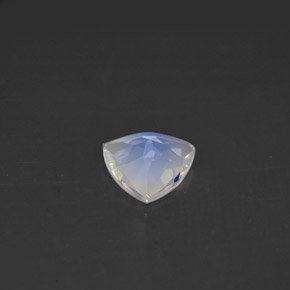 Piedra lunar arcoíris Blanco azul natural de 0.51 ct, Trillón, VS