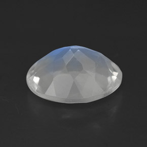 Piedra lunar arcoíris Blanco azul natural de 1.69 ct, Transparente, Transparente / Translúcido