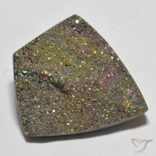 15.88ct Natural Multicolor Pirita arcoiris, Elegante, Opaco