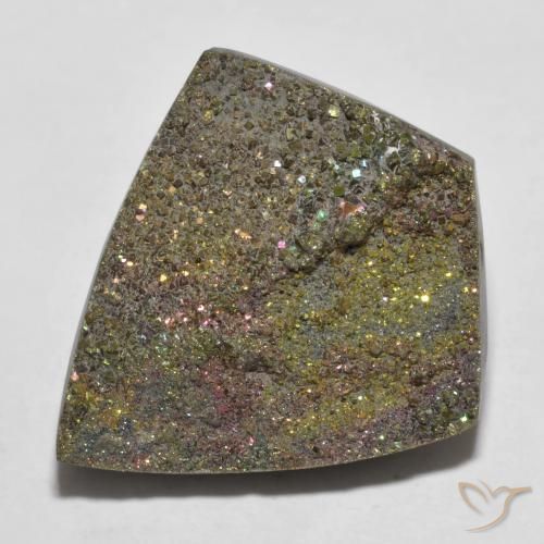 Pirita arcoiris Multicolor natural de 15.88 ct, Elegante, Opaco