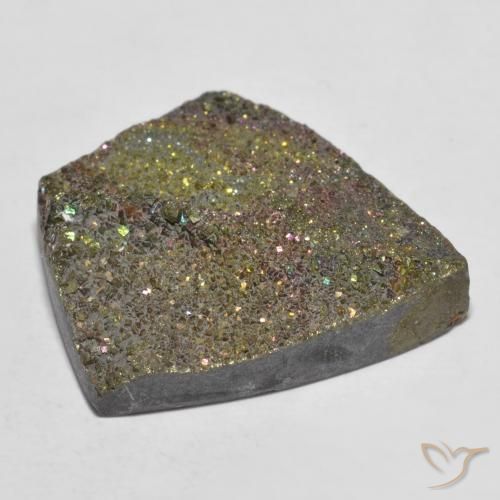 Pirita arcoiris Multicolor natural de 15.88 ct, Elegante, Opaco