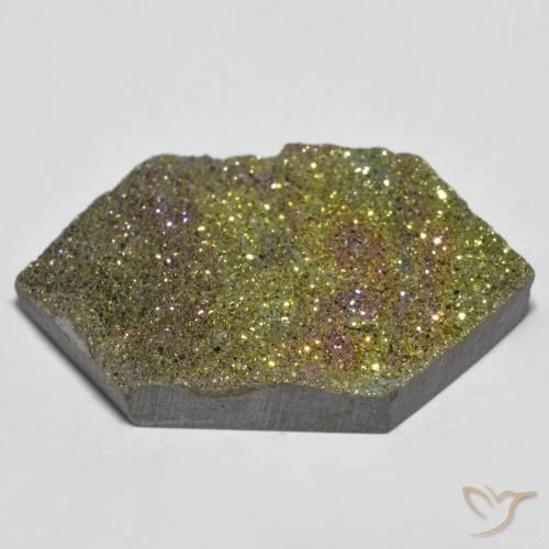 Pirita arcoiris Multicolor natural de 19.90 ct, Elegante, Opaco