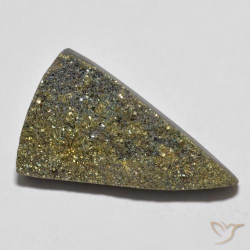 Pirita arcoiris Multicolor natural de 10.40 ct, Trillón, Opaco