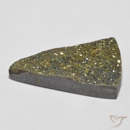 Pirita arcoiris Multicolor natural de 10.40 ct, Trillón, Opaco