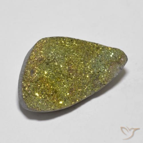 Pirita arcoiris Multicolor natural de 8.62 ct, Elegante, Opaco