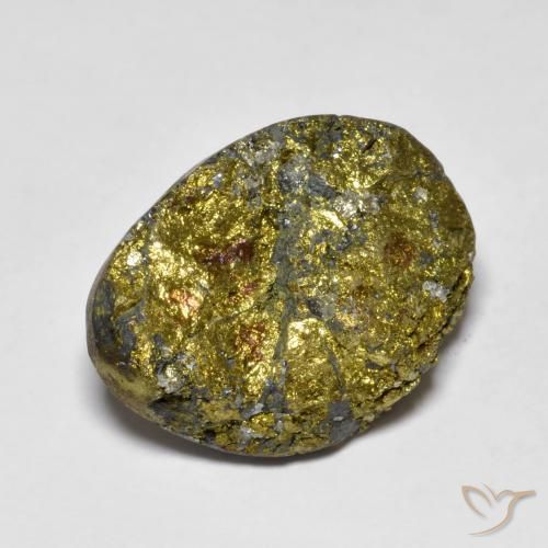 19.31ct Natural Multicolor Pirita arcoiris, Elegante, Opaco