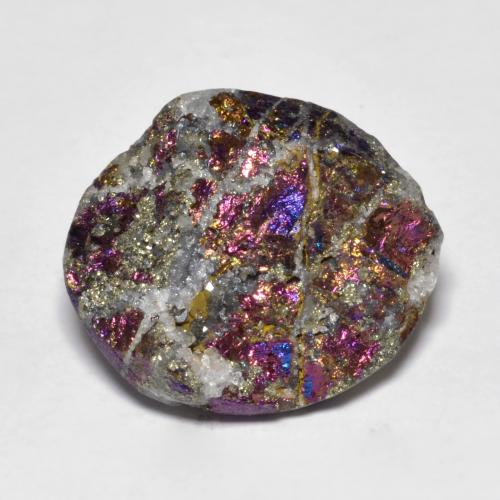 Pirita arcoiris Multicolor natural de 14.82 ct, Forma elegante, Opaco