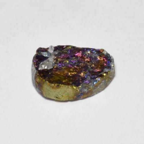 Pirita arcoiris Multicolor natural de 1.94 ct, Forma elegante, Opaco