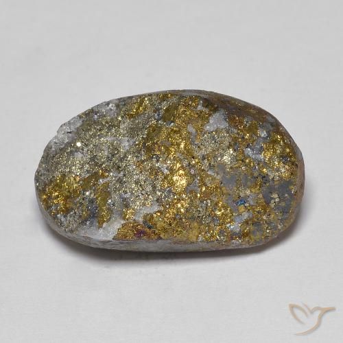 21.12ct Natural Multicolor Pirita arcoiris, Elegante, Opaco