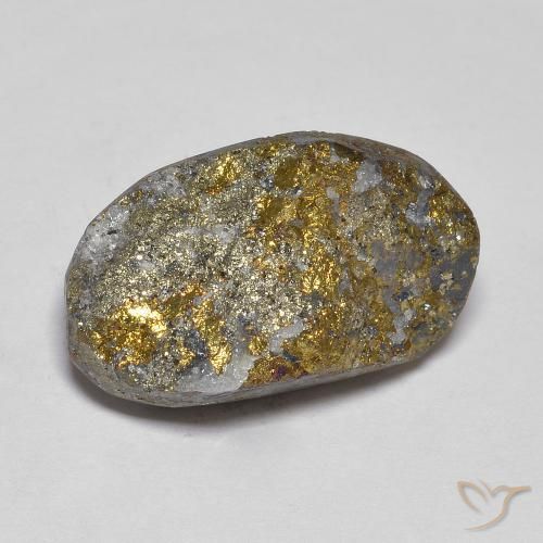 Pirita arcoiris Multicolor natural de 21.12 ct, Elegante, Opaco