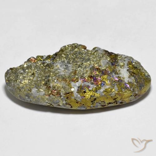 Pirita arcoiris Multicolor natural de 56.79 ct, Elegante, Opaco