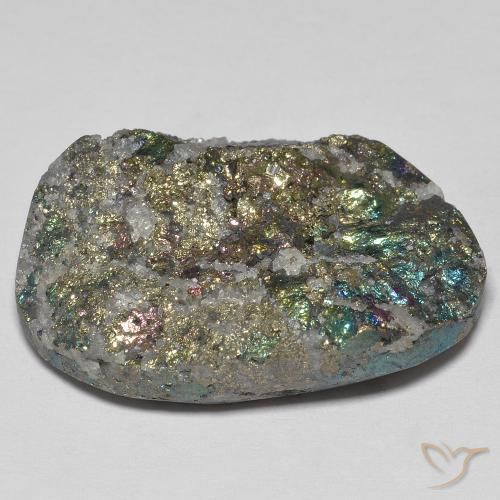 Pirita arcoiris Multicolor natural de 43.56 ct, Elegante, Opaco