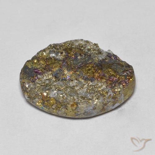 Pirita arcoiris Multicolor natural de 13.36 ct, Elegante, Opaco