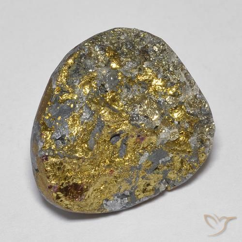 18.38ct Natural Multicolor Pirita arcoiris, Elegante, Opaco