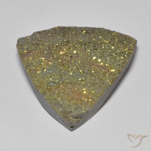 Pirita arcoiris Multicolor natural de 20.89 ct, Trillón, Opaco