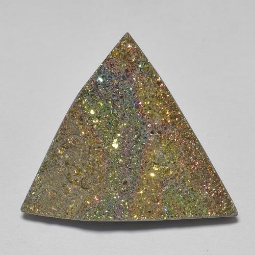 8.17ct Natural Multicolor Pirita arcoiris, Trillón, Opaco