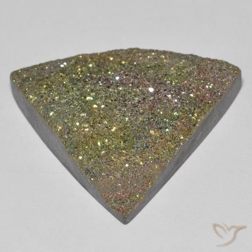 Pirita arcoiris Multicolor natural de 19.03 ct, Trillón, Opaco