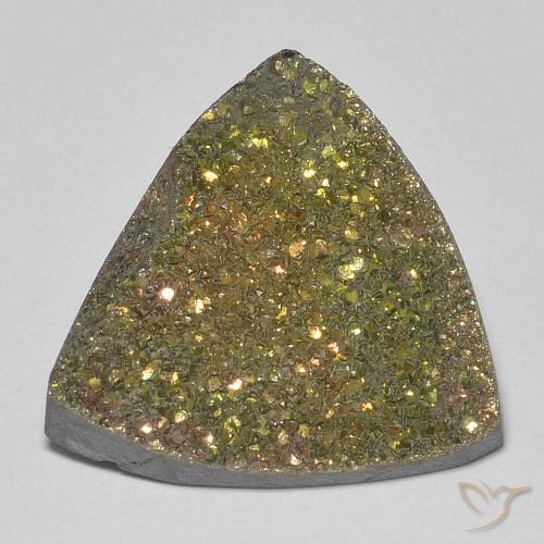 7.70ct Natural Multicolor Pirita arcoiris, Trillón, Opaco